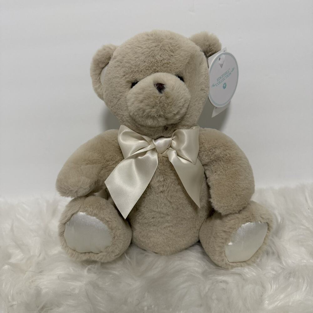 Edgehill Collection Teddy Bear Beige Ribbon Stuffed Plush Toy Musical Dillard’s